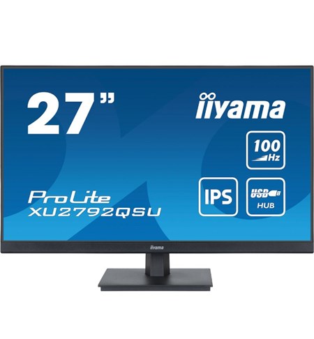 Iiyama ProLite XU2792QSU-B6 Computer Monitor, 27 Inch, Wide Quad HD, Black
